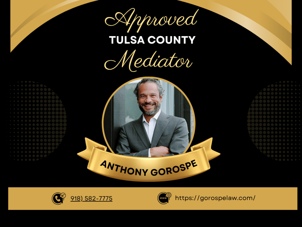 Gorospe - Tulsa County Mediator Announcement